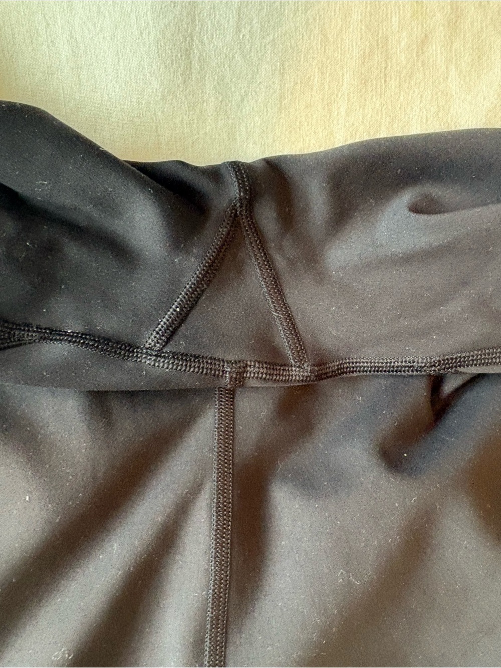 lululemon athletica Black Mesh-Panel Leggings size 10 - Picture 8 of 9